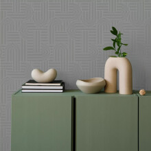 Sublime Mindful Living Floral Sand Wallpaper