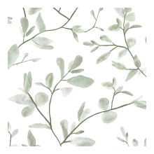 Superfresco Easy Eugenie Leaf Trail Green Wallpaper Roll