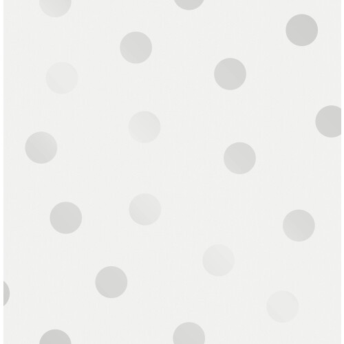 Fine Decor Starlight Spots White / Silver Wallpaper 1