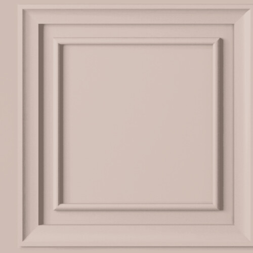 Superfresco Easy Superfresco Easy Wood Panelled Blush Pink Wallpaper 1