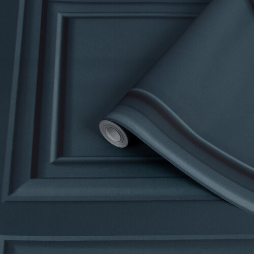 Superfresco Easy Superfresco Easy Wood Panelled Navy Wallpaper 2