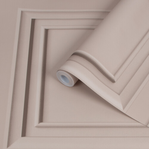 Superfresco Easy Superfresco Easy Wood Panelled Blush Pink Wallpaper 2
