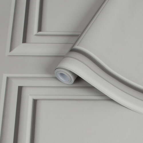 Superfresco Easy Superfresco Easy Wood Panelled Grey Wallpaper 2