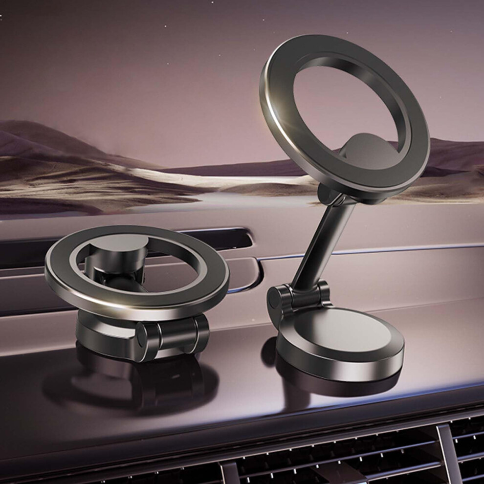 Magnetic Phone Holder Dashboard Mount With Upgraded Strong Magnet 360 Rotation For Tesla Model 3 S X Y Black 9073542359203