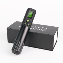 Wireless Tattoo Pen Kit with LCD Display, Speed Coreless Motor, Rechargeable for Permanent Makeup