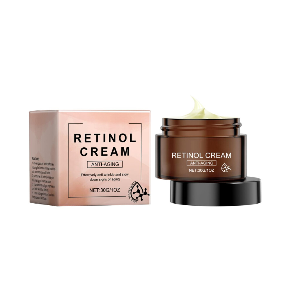 Cream Retinol Antiaging Face 30G With Arbutin And Hyaluronic Acid For Wrinkle Smoothing And Brightening