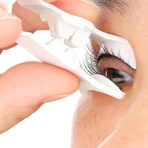 Magnetic Eyelash Applicator Tool with Glue Hold, Ergonomic Design for Quick False Lash Placement, 2PCS 1