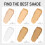 Pressed Powder Foundation Matte with Concealer, LongLasting Oil Control, Full Coverage  01 4