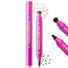 Freckle Stamp Pen Dual Ended Liquid Freckle Makeup Waterproof Long Lasting Beige Brown