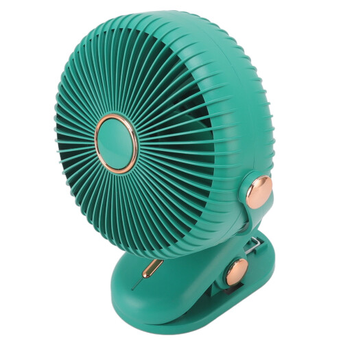 Ventilador de mesa com clipe, 3 velocidades, portátil, em ABS 1