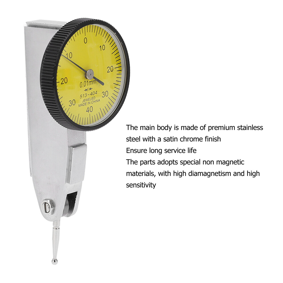 Dial Gauge 0-40mm Range 0.01mm Accuracy