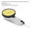 Indicator diTest ad alta precisione da 0 a 40 mm, 0,01 mm, quadrante giallo 12