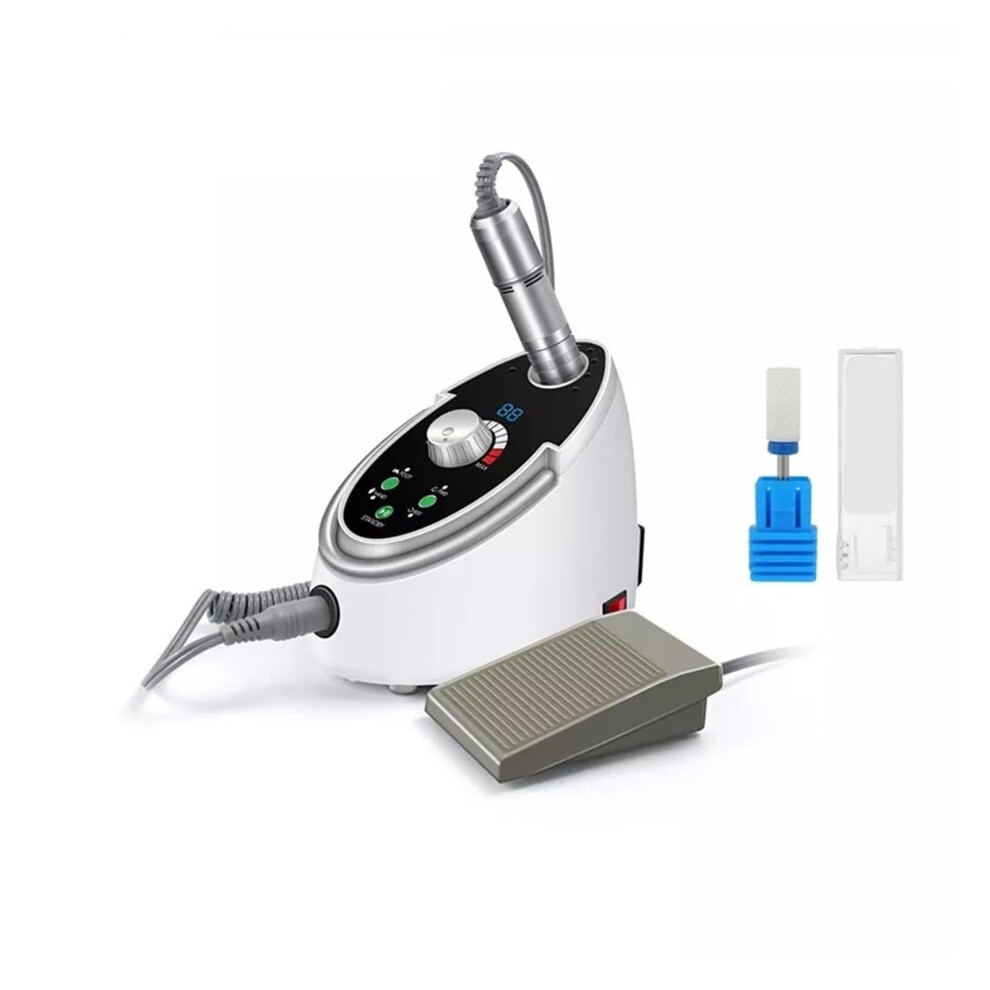 Electric Nail Drill 35000 RPM Touch Screen for Acrylic and Gel Nails with Ceramic Bits
