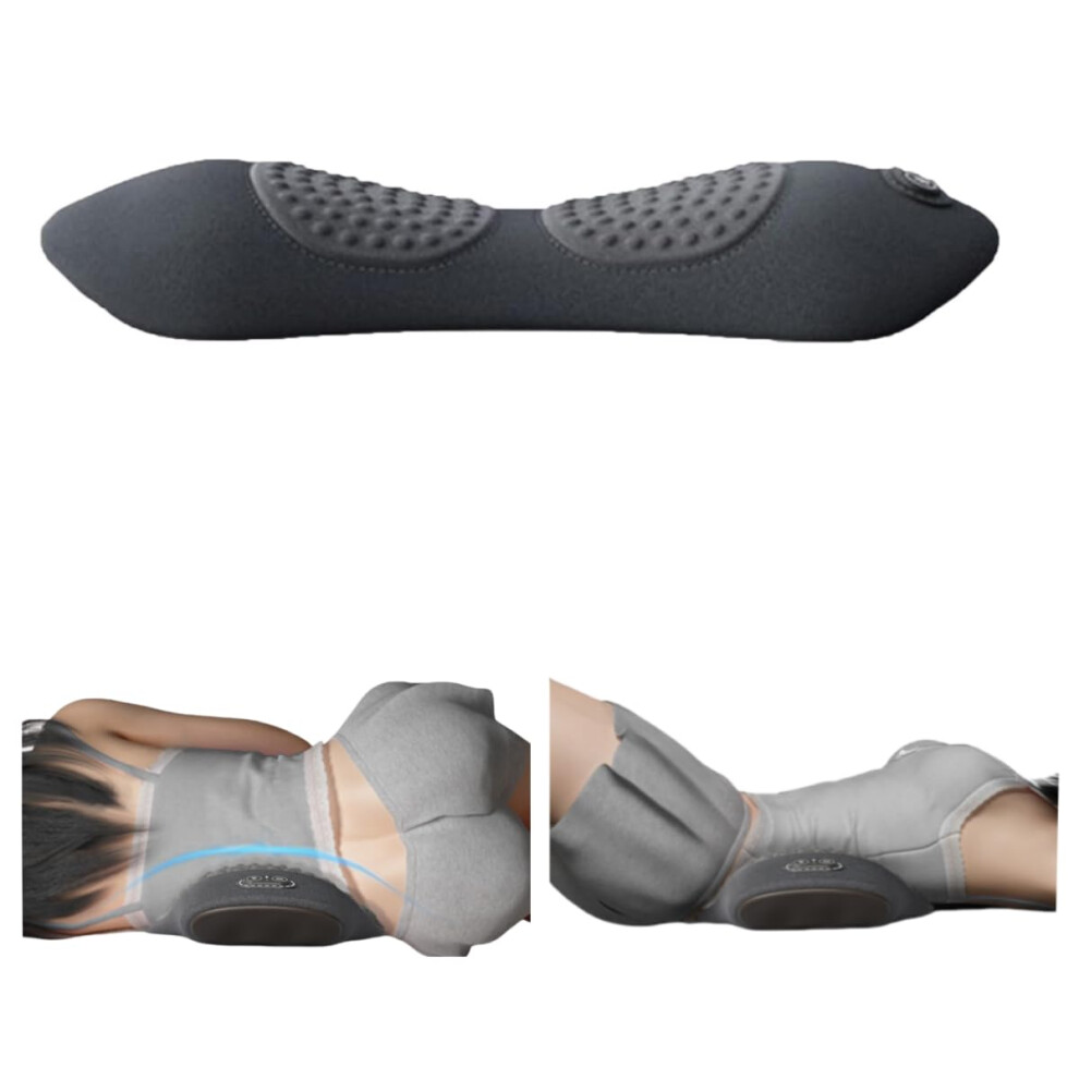 3 in 1 Neck Shoulder Back Massager with Heat Therapy, Ergonomic Massage Pillow for Pain Relief