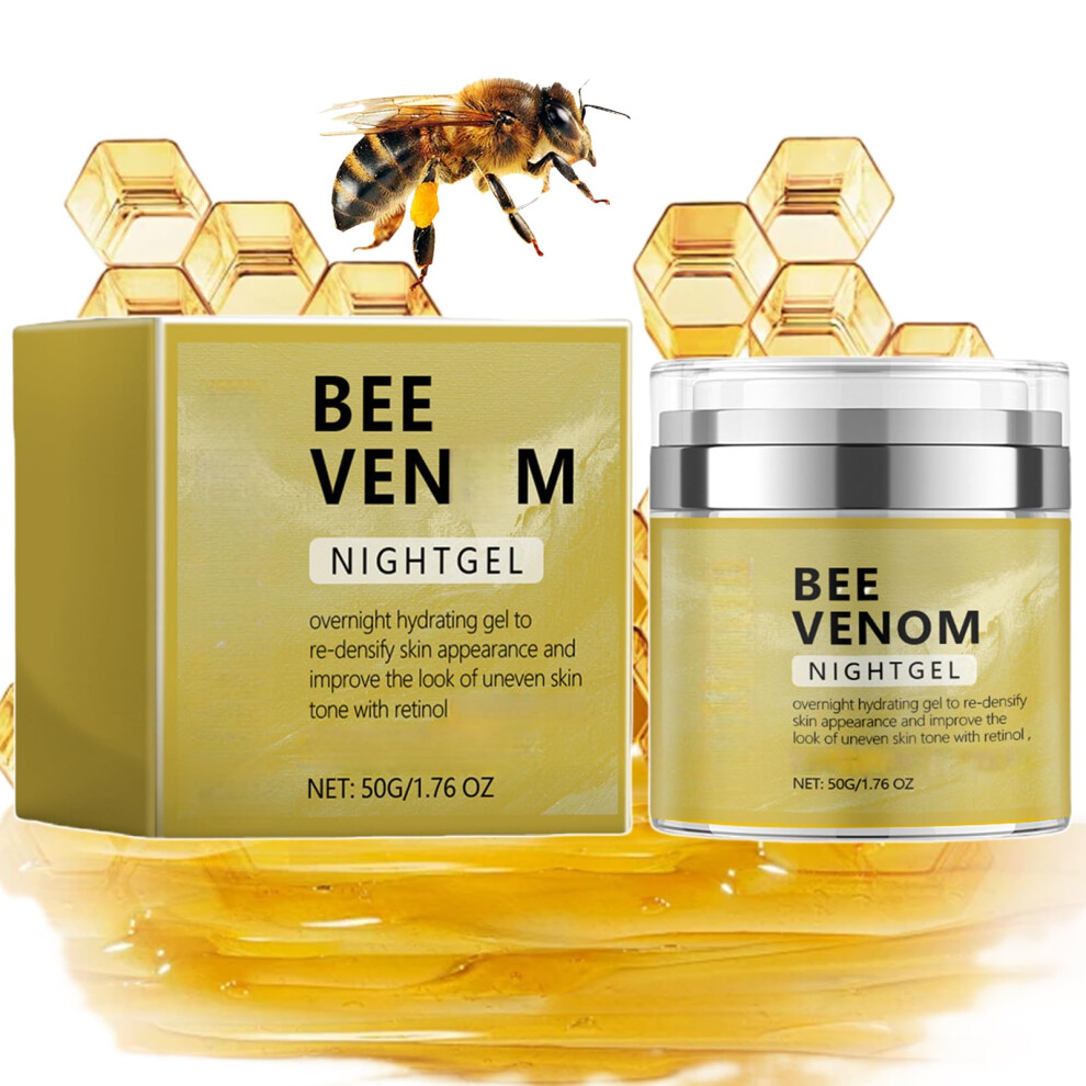 Cream Bee Venom Face Anti Aging Moisturizer With Retinol And Hyaluronic Acid For Deep Hydration