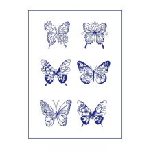 5PCS Realistic Temporary Tattoo Stickers, Small Waterproof Fake Tattoos, Long Lasting Quote Designs