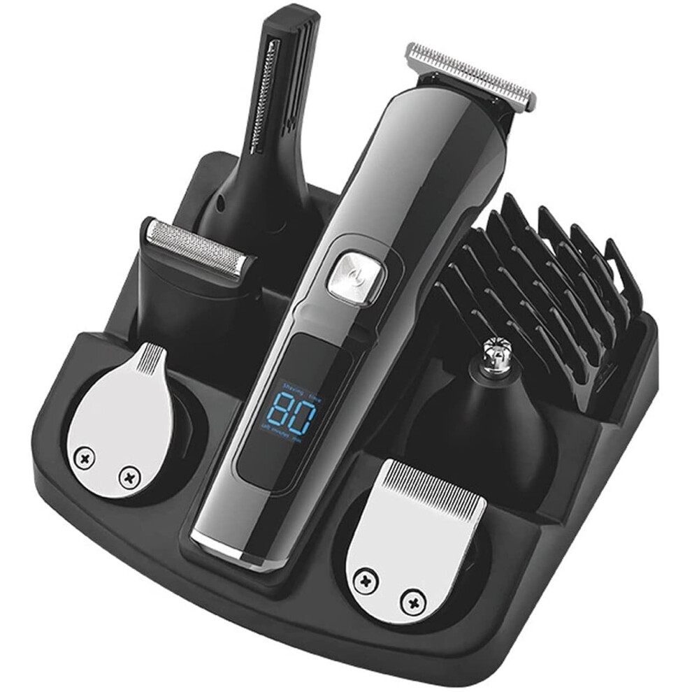 Cordless Hair Clipper with LED Display, Precision RShaped Blade, Professional Grooming Kit