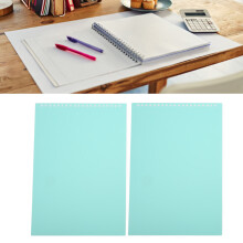 20 protège-documents A4, 20 trous, colorés, imperméables, mat, vert pâle
