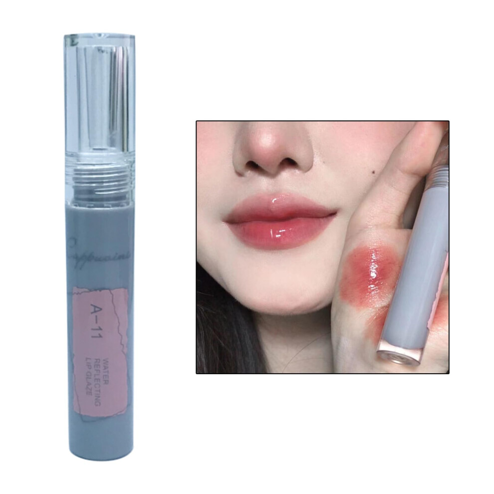 Lip Gloss and Hydrating Lipstick Kit with Mirror Shine, Long Lasting Waterproof Smudge Proof Formula