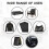 Plastic reparator autoadeziv piele artificiala 30x25 cm Black 5