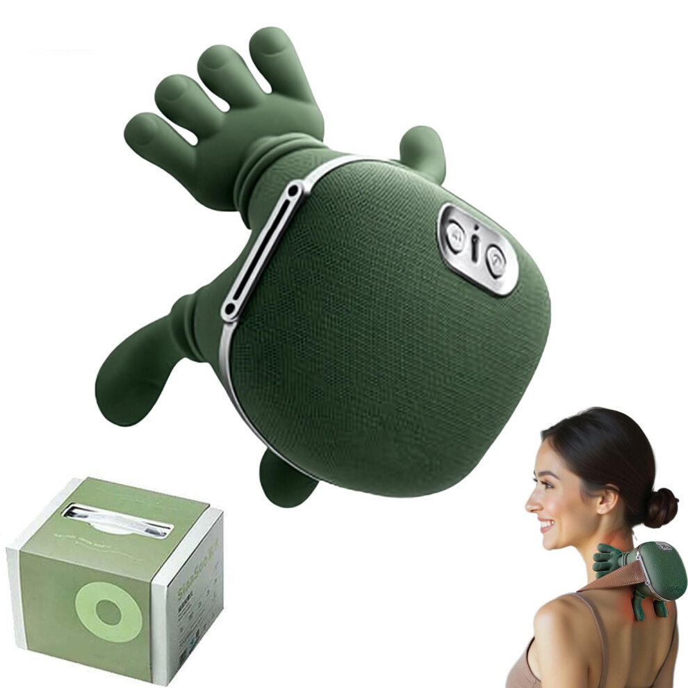 Neck and Shoulder Massager with Heat, Wireless Shiatsu, Bionic 5Finger Kneading, 3 Modes, 1PCS