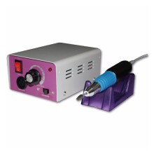 25000RPM Electric Nail Drill for Acrylic Nails with Foot Pedal, Low Noise and 6 Bit Set