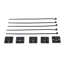 200 Pièces de Colliers de Serrage en Nylon 20x20mm Noir Résistant à la Température Élevée, Auto-Lock