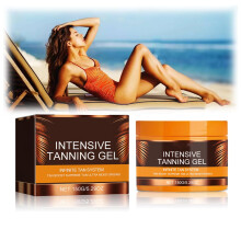 Luxury Intensive Tanning Gel 150ml with Natural Bronzing Sunbed Accelerator for Fast Glow