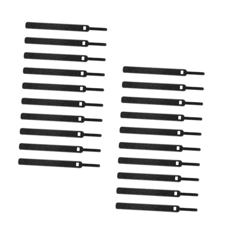 40Pcs Reusable Adjustable Nylon Cable Ties Cord Management Straps For Home Office Wires Chargers 9113335819535