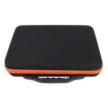 Ätherisches Öl Tragetasche mit 60 Fächern für 10ml Flaschen – Orangenfarbener stoßfester Organizer