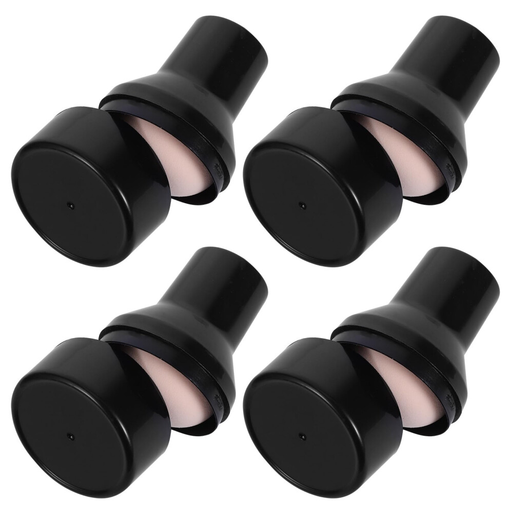 4Pcs Mushroom Shape Powder Puff and Makeup Sponge for Even Foundation Blending Reusable for Face