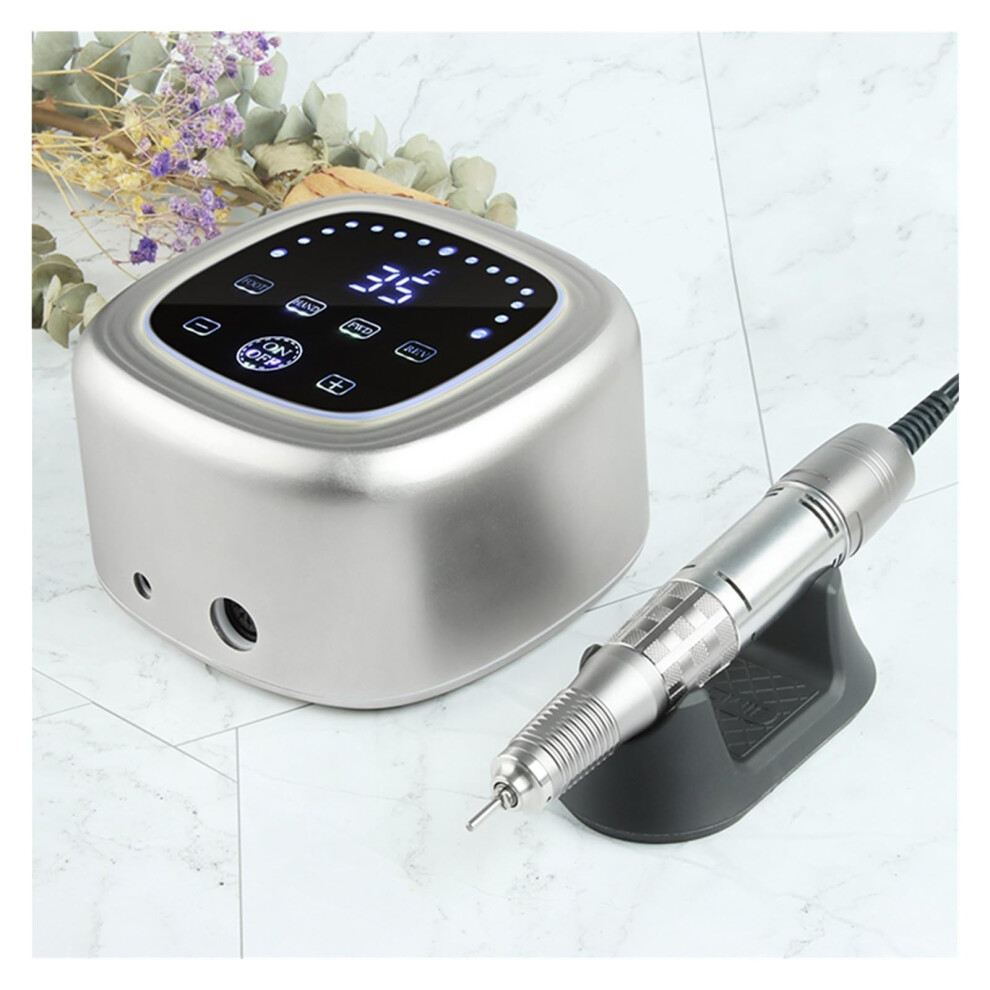 Electric Nail Drill 35000 RPM Speed for Manicure and Pedicure with Milling Cutter Bits