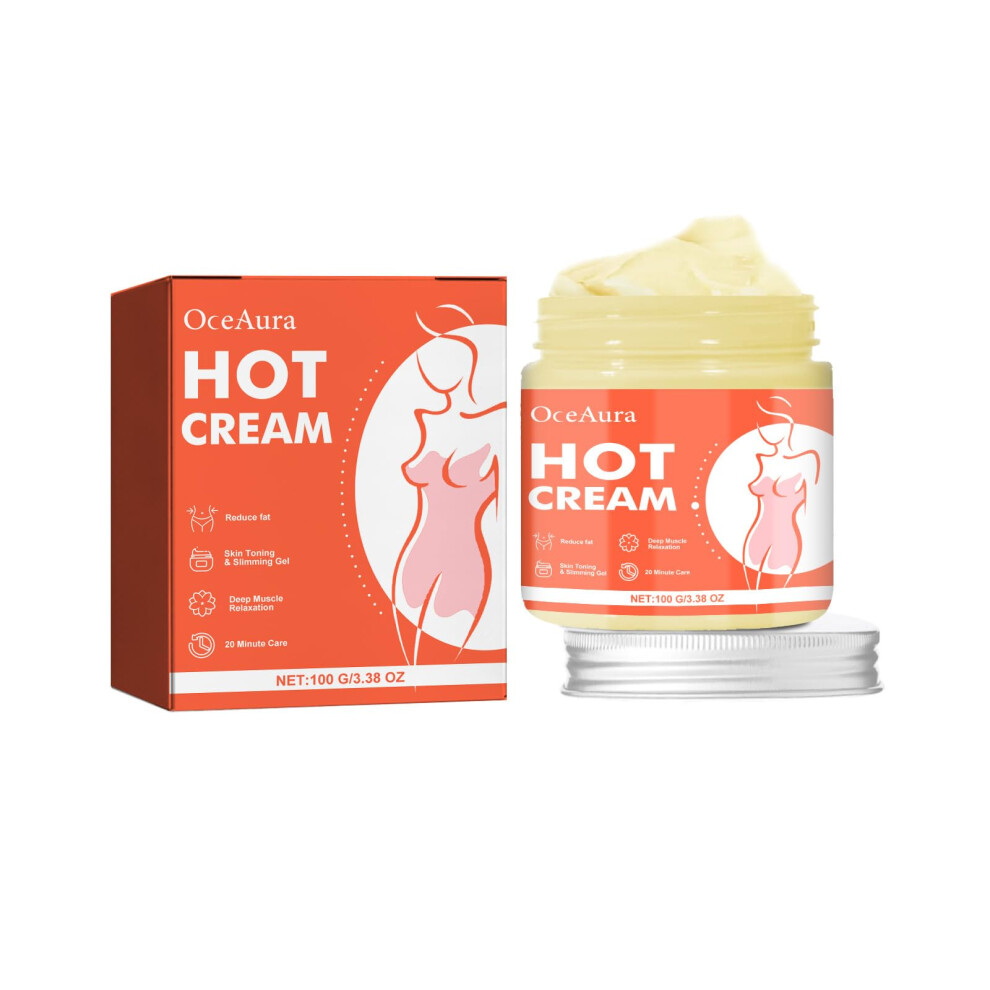 Cream Ginger Slimming For Belly Fat With Heat Therapy, Cellulite Reduction And Skin Firming 100G