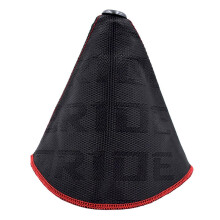 Black Universal Car Shift Boot Cover Dustproof Waterproof Gear Shift Knob Protector Fabric