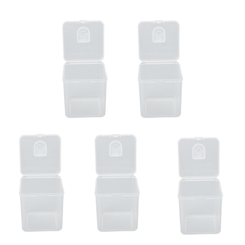 5-Piece Clear Sponge Storage Boxes