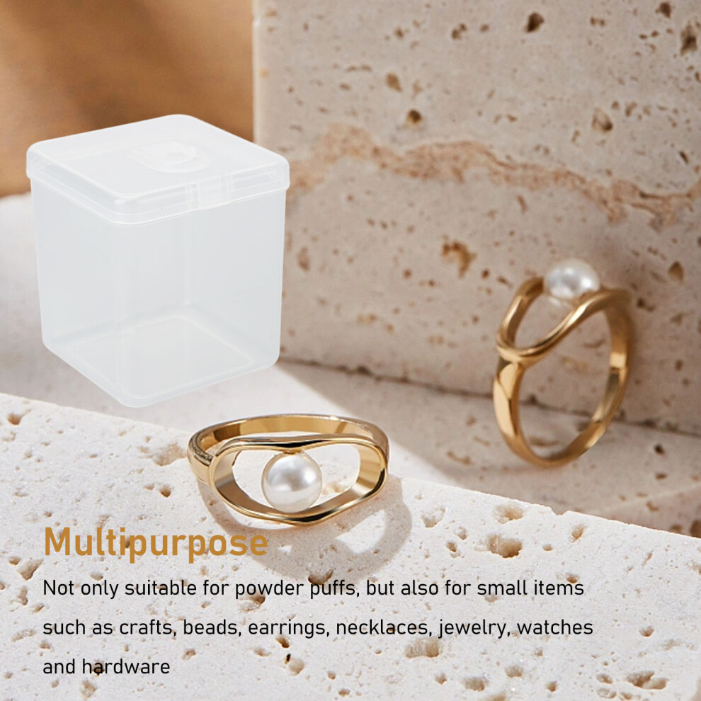 5 Clear Dustproof Sponge Containers