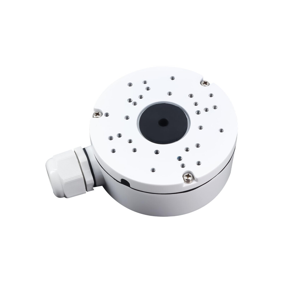 Security Camera Junction Box With Metal Ceiling Mount Bracket, Weatherproof Cable Management For Ip Cctv 9169991685823