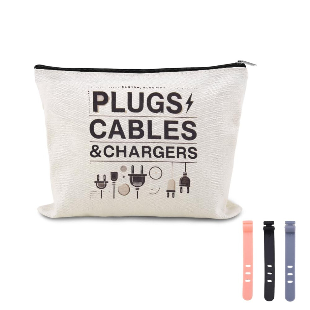 Cable Organizer Travel Pouch For Charging Cables, Adapters, Earphones And Tangle Storage 9169991686080