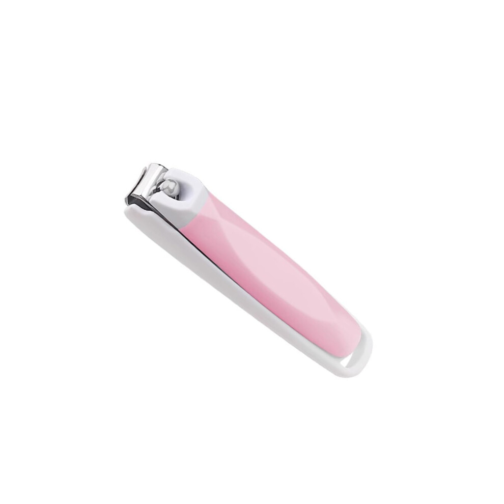 Pink Nail Clipper Set With Precise Sharp Blades, Ergonomic Grip, Compact For Travel, Large