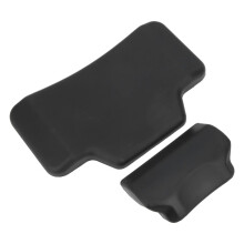 Motorcycle Backrest Pad Universal Fit Ergonomic Rear Passenger Cushion Black for Motorbike Trunk