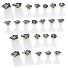 Toe Separators 8 Pack Silicone Toe Spacers for Pedicure Nail Polish Application Salon and Home Use