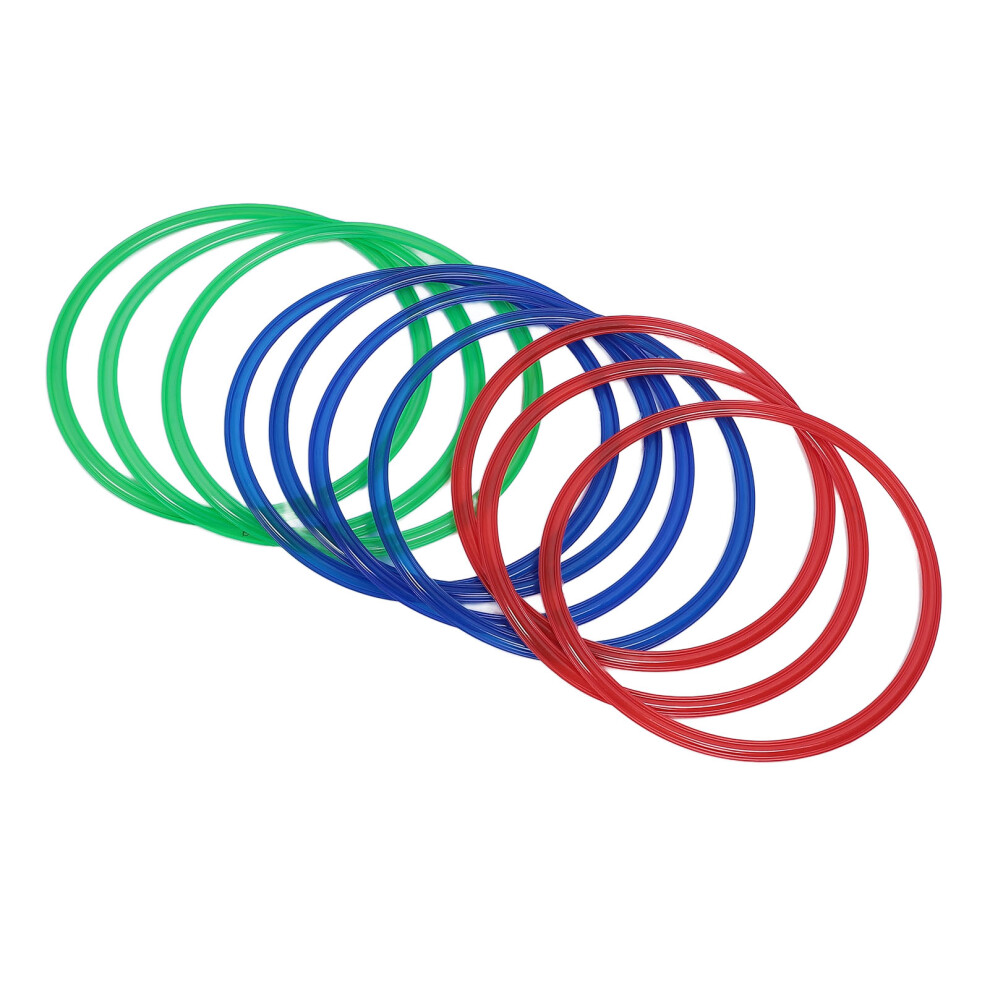 10pcs Kids Hoop Rings & Connectors, 11in Sensory Exercise Game