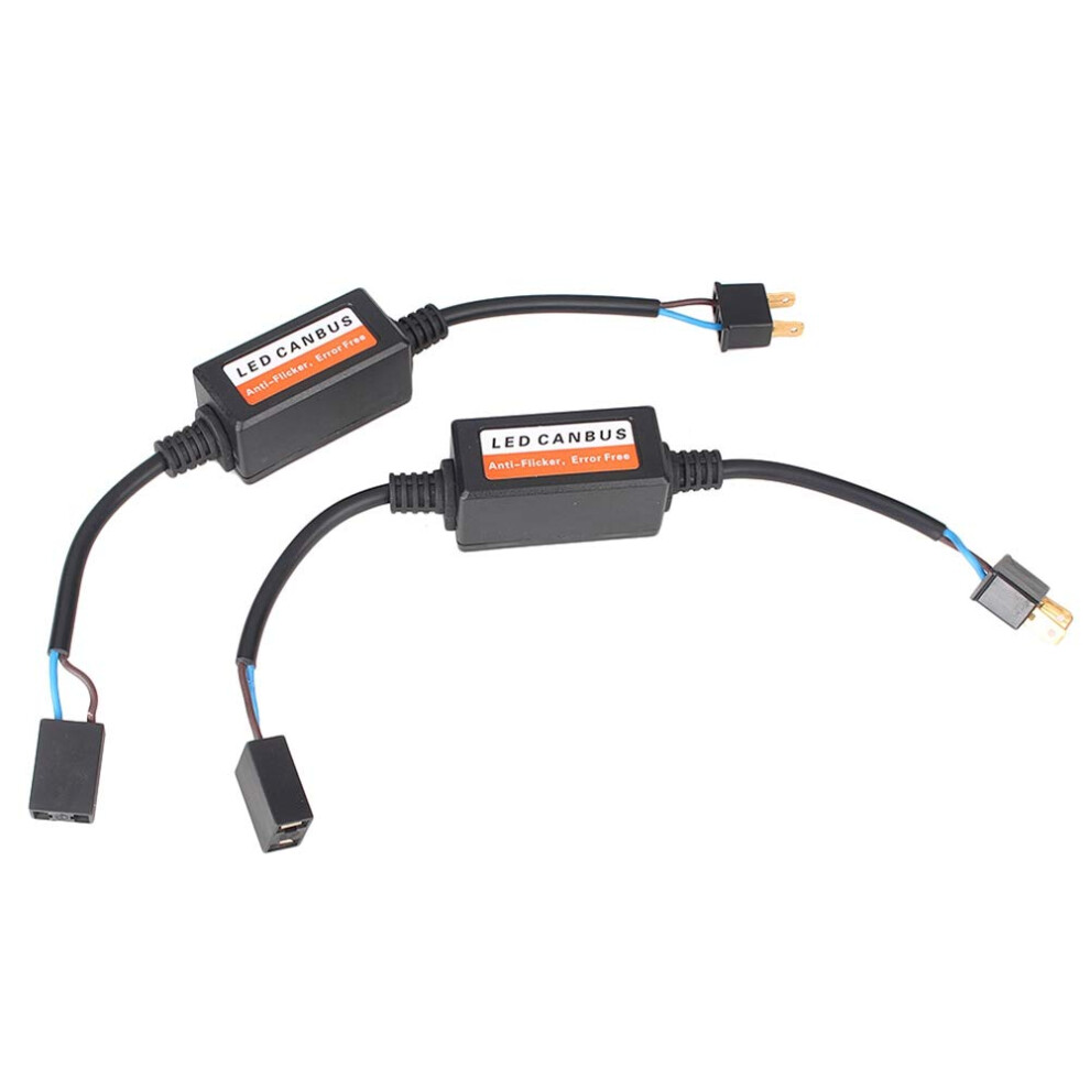 H7 Canbus Decoder Antiflicker Resistor Led Headlight Error Canceller Harness 9092120581614