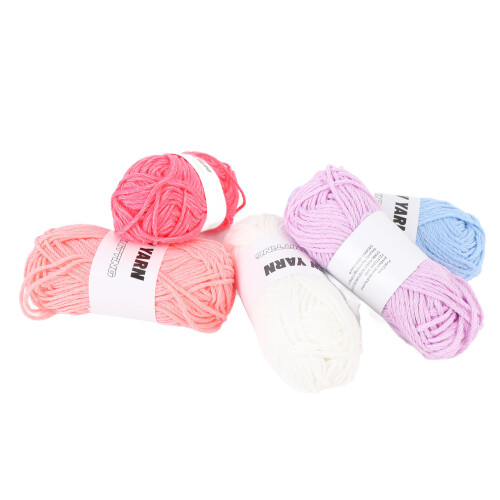 Leuchtendes Strickgarn 5 Rollen DIY Handarbeit