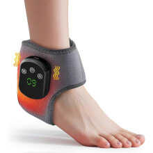 Cordless Ankle Massager with Heat, Ankle Heating Pad, USB Rechargeable Heated