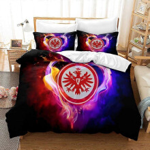 (260x230, 15) 2025 Newest Bedding Set, Football Club Print Duvet Cover Set, Soft Microfiber