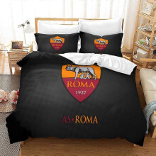 (200x200, 10) 2025 Newest Bedding Set, Football Club Print Duvet Cover Set, Soft Microfiber