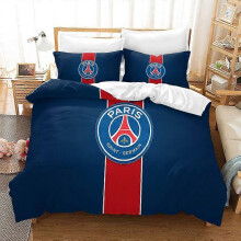 (200x230, 1) 2025 Newest Bedding Set, Football Club Print Duvet Cover Set, Soft Microfiber