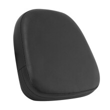 Motorcycle Passenger Backrest Cushion with Removable Rear Pillion Pad for Comfortable Back Support