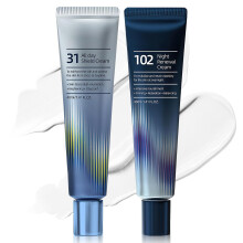 Face Cream Set with Anti Aging Centella, Day and Night Skin Firming and Moisturizing 2pcs